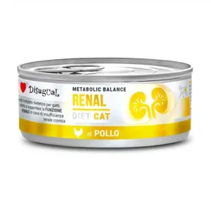 Disugual Lata Renal Pollo y Ternera para gatos 85gr.