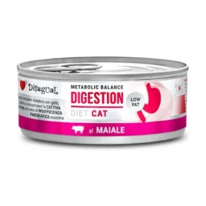 Disugual Diet Cat Digestion Cerdo Lata para Gatos 85gr.