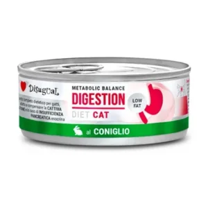 Disugual Diet Cat Digestion Conejo Lata para Gatos 85gr.