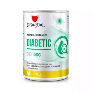 Disugual Diet Diabetic Pollo Lata para Perros 400ml.