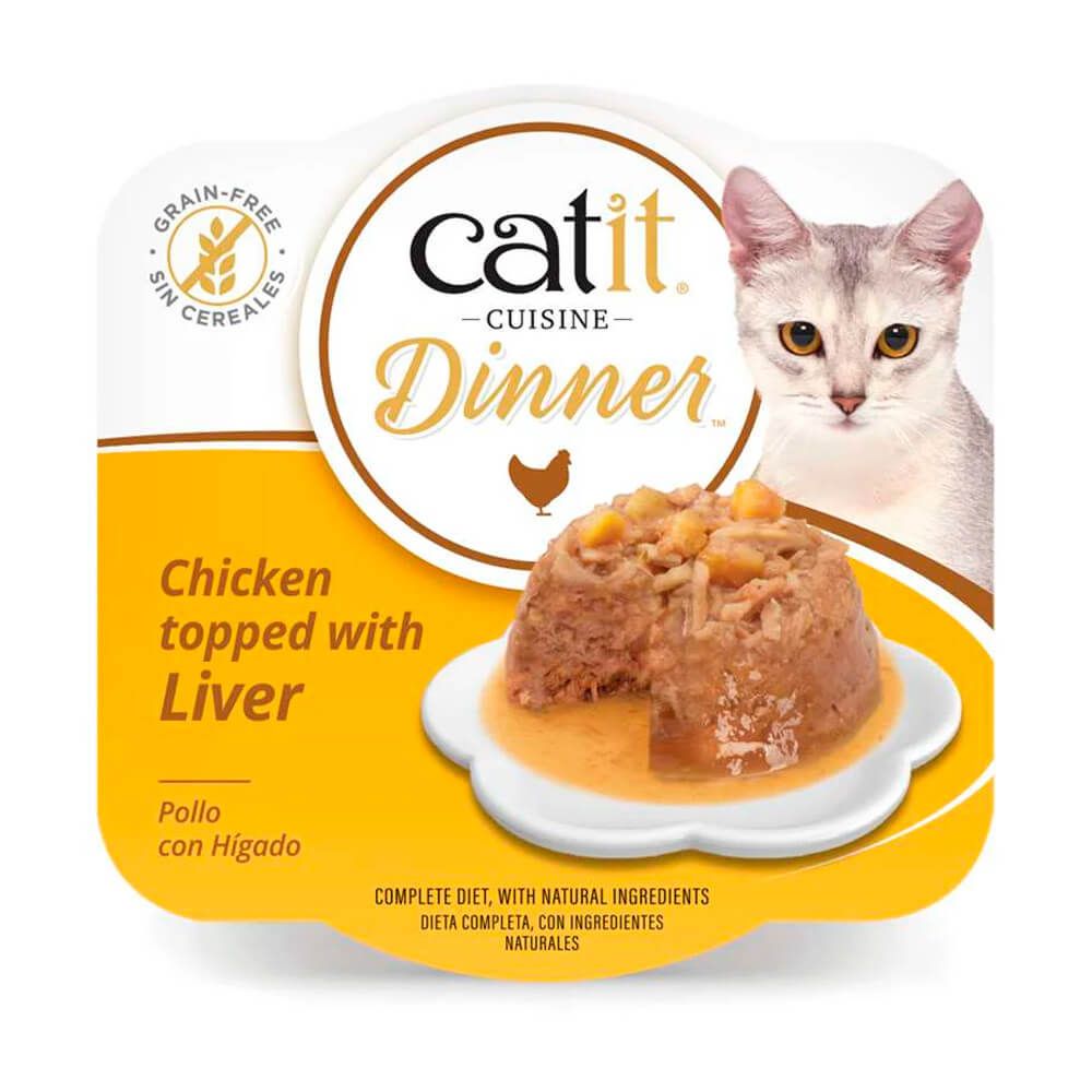 Catit cuisine Dinner - Pollo con Hígado 75g