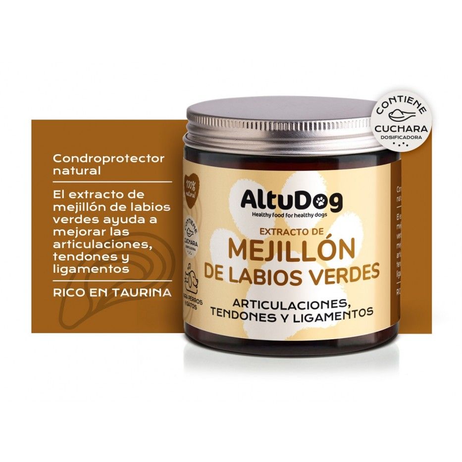 Extracto de mejillón de labio verde, para perros y gatos - 100g